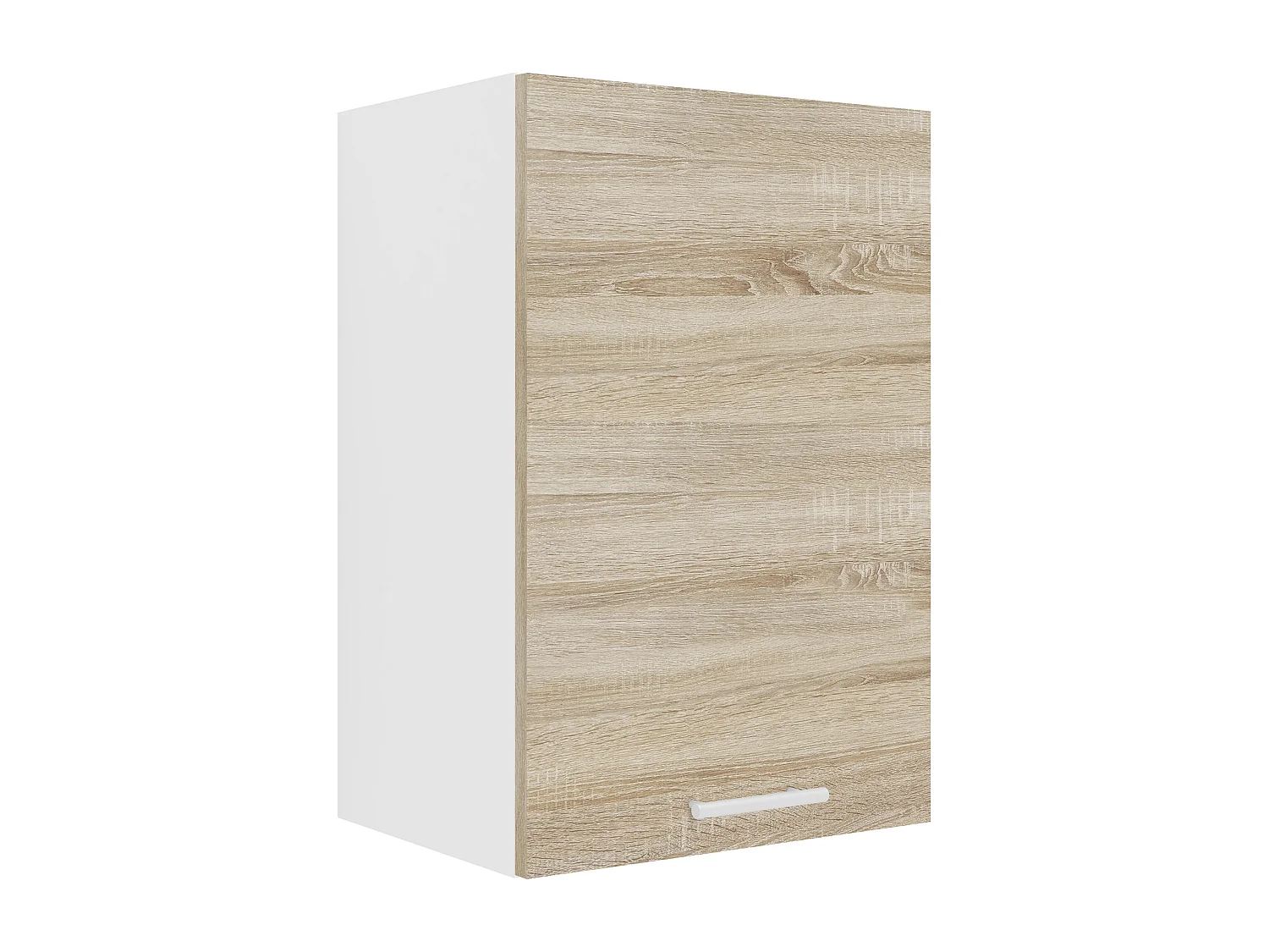 Kitchen furniture hanging cabinet Esilo White / Sonoma oak H. 60 x W. 40 x D. 31 cm