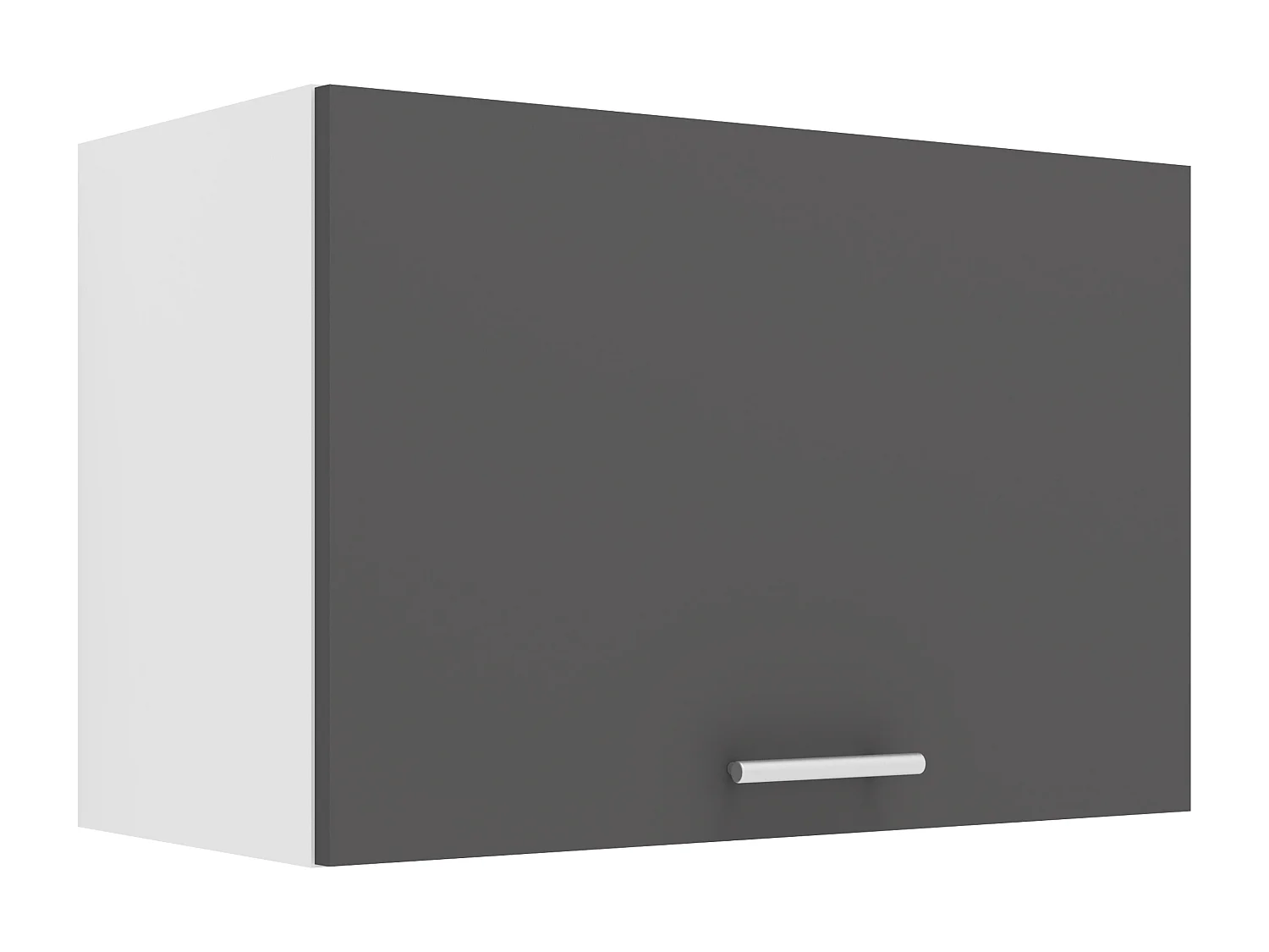 Kitchen furniture hanging cabinet Esilo White / Anthracite H. 40 x W. 60 x D. 31 cm