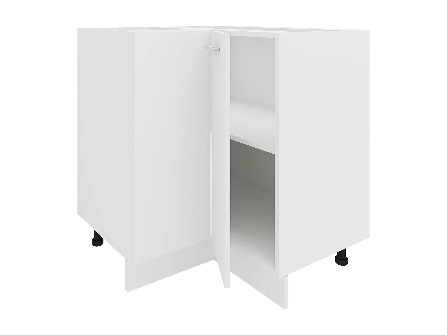 Kitchen furniture cabinet Esilo White H. 82 x W. 76 x D. 76 cm