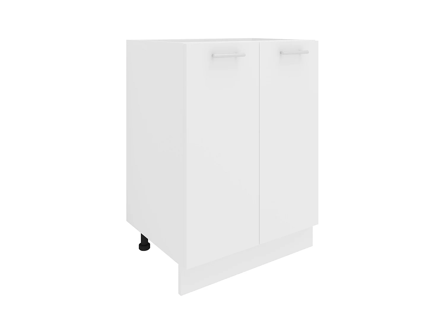 Kitchen furniture cabinet Esilo White H. 82 x W. 60 x D. 46 cm