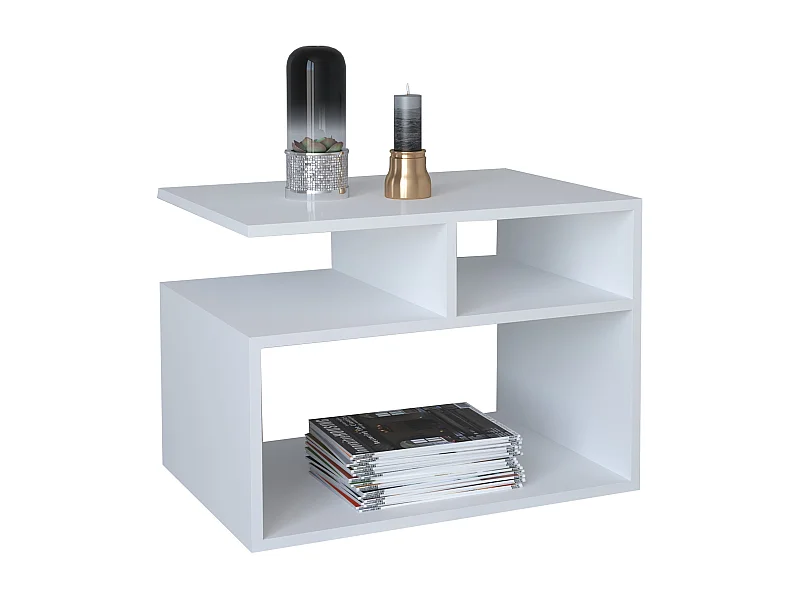 Tavolino da caffè in legno tavolo da divano Wolas