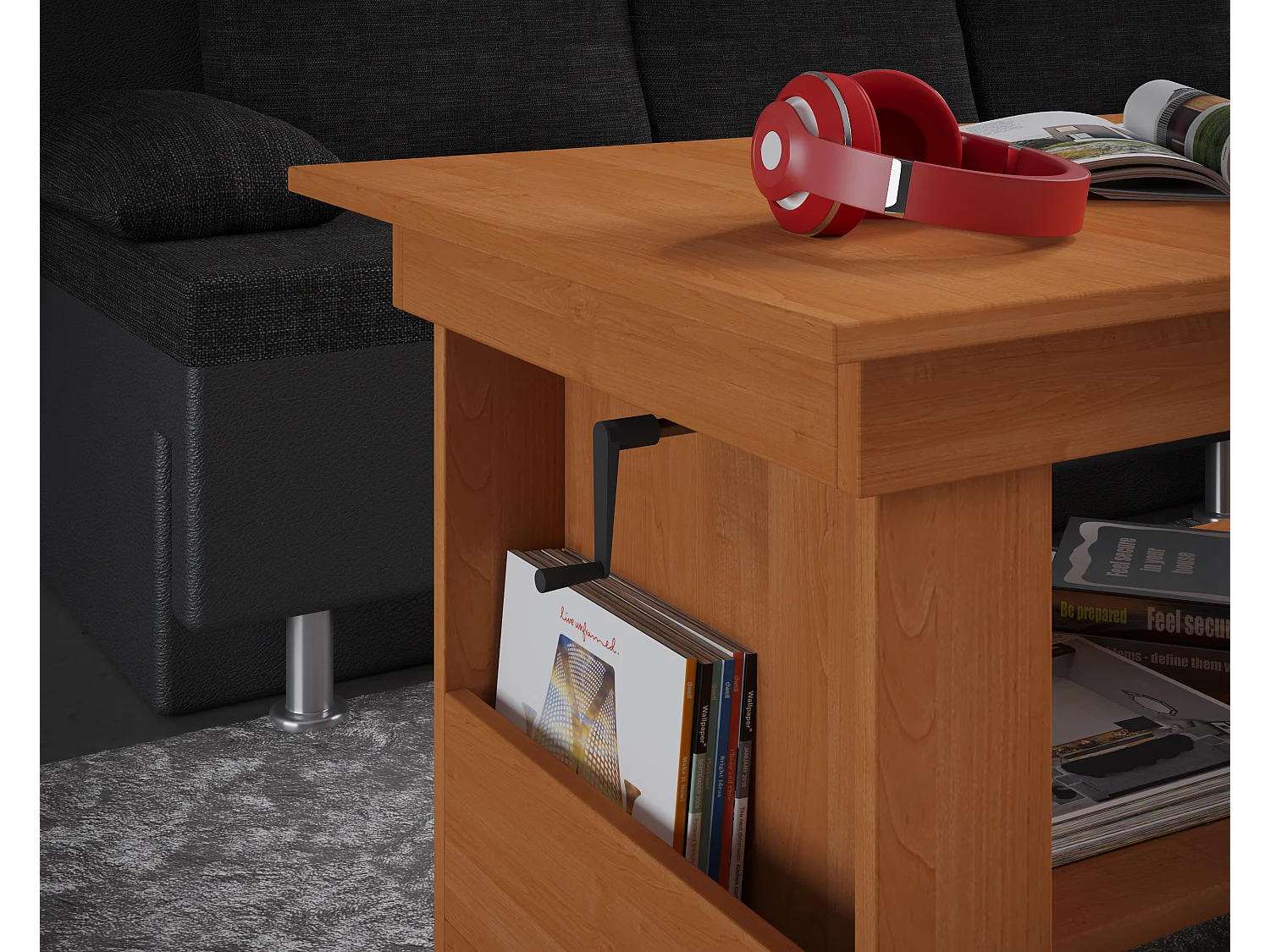 Side table & coffee table Kobila Book H. 52 x W. 115 x D. 58 cm