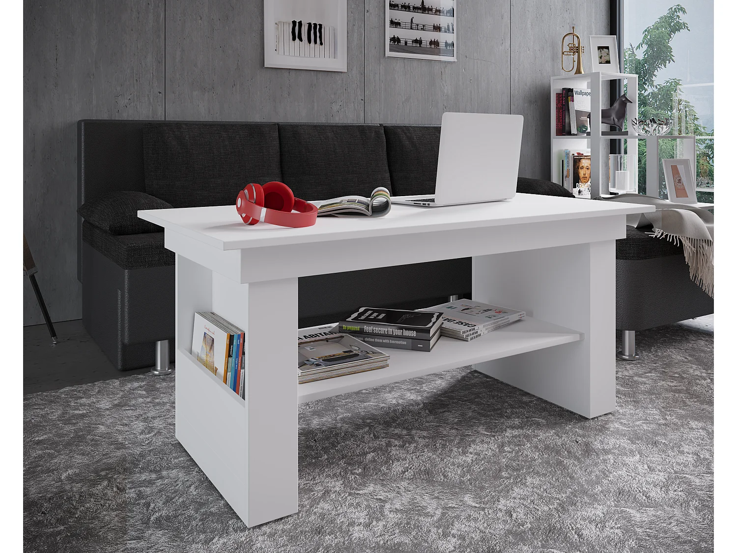 Drewniana sofa stolik kawowy Kobila