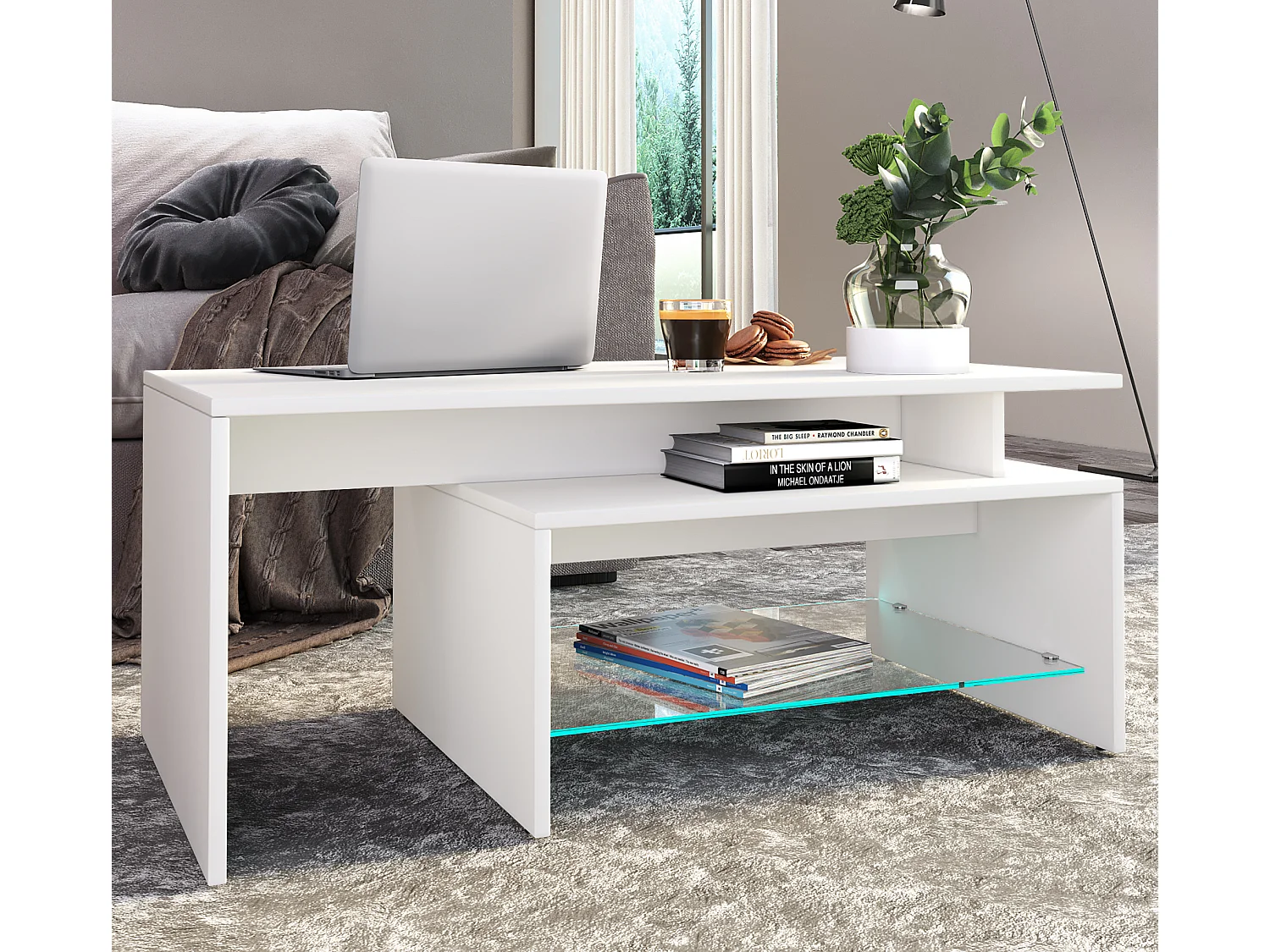 Sofatisch Couchtisch Schublade Pilas