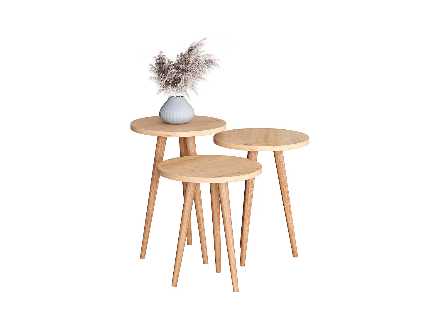Holz Sofatisch Couchtisch Beistelltisch Barilo