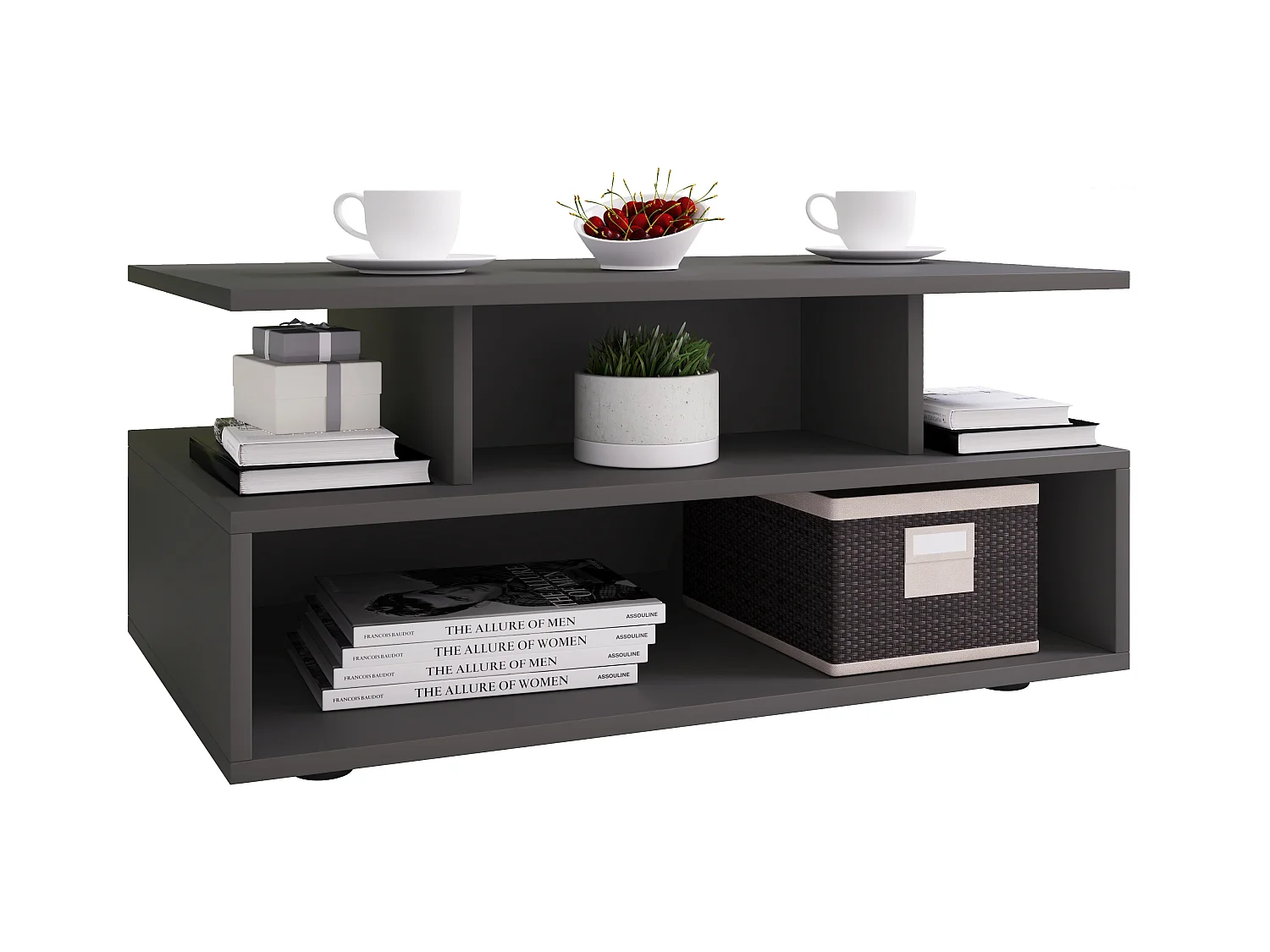 Holz Sofatisch Couchtisch Wohnzimmertisch Esila