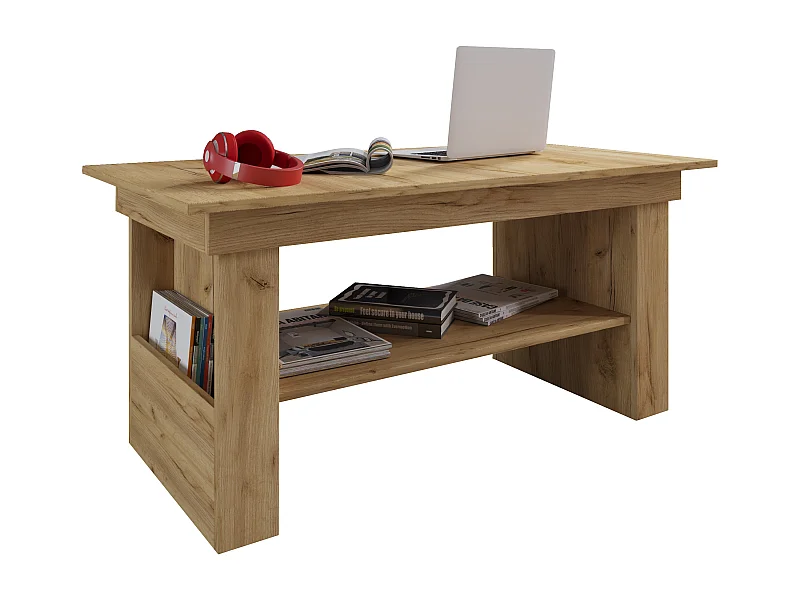 Side table & coffee table Kobila Honey oak H. 52 x W. 115 x D. 65 cm