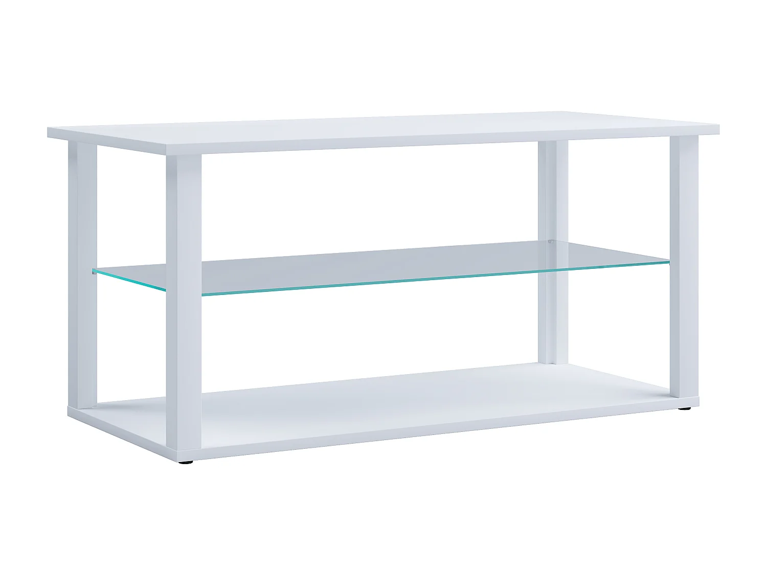 Holz Sofatisch Couchtisch Glas Tisch Wanilo L