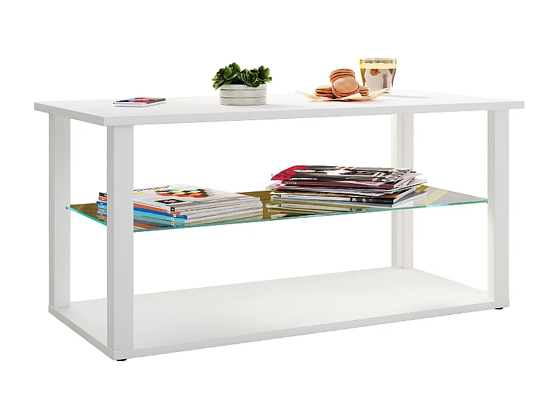 Mesa auxiliar y mesa de centro Wanilo Antracita AL. 45 x AN. 65 x P. 45 cm