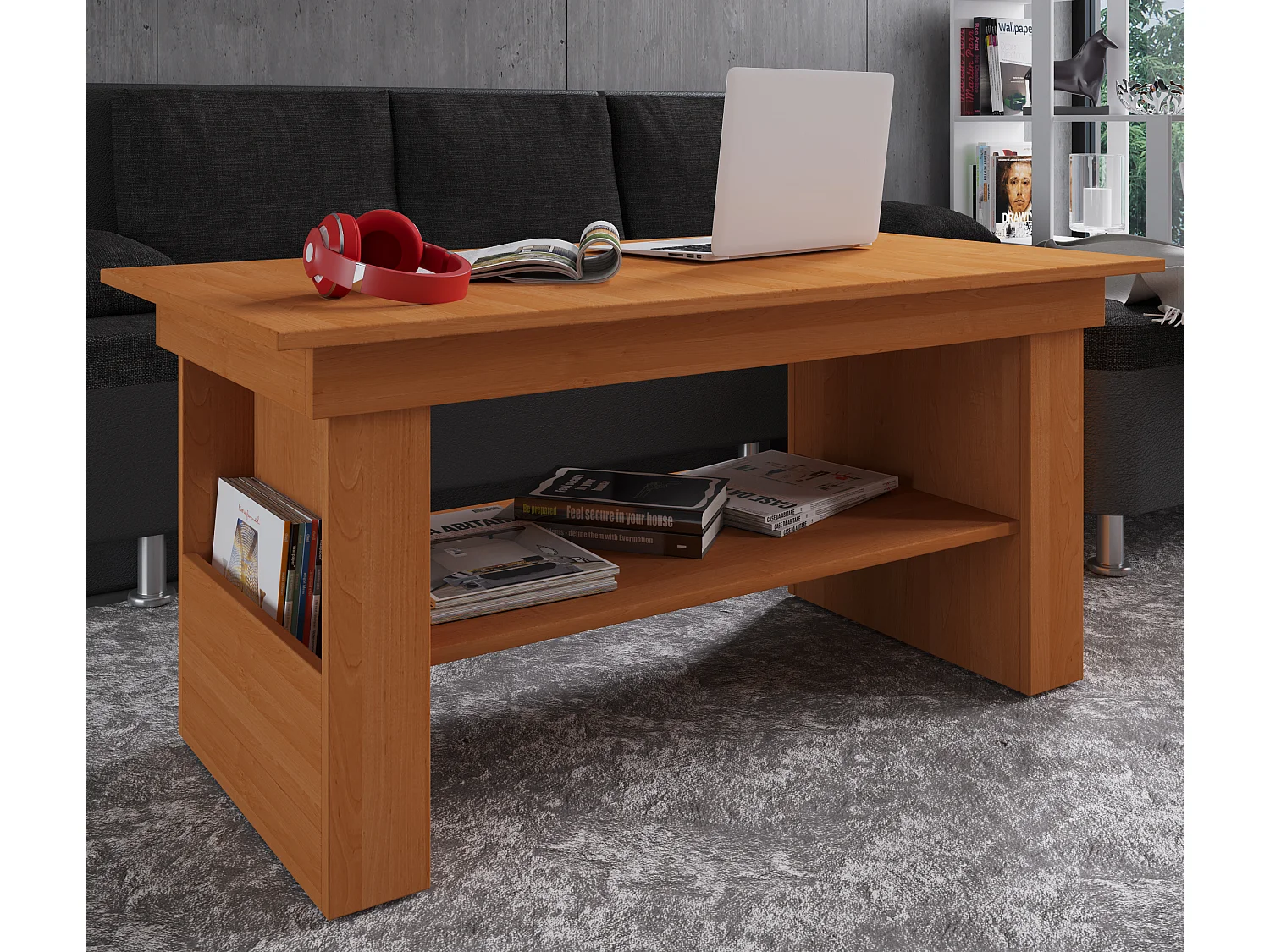 Drewniana sofa stolik kawowy Kobila