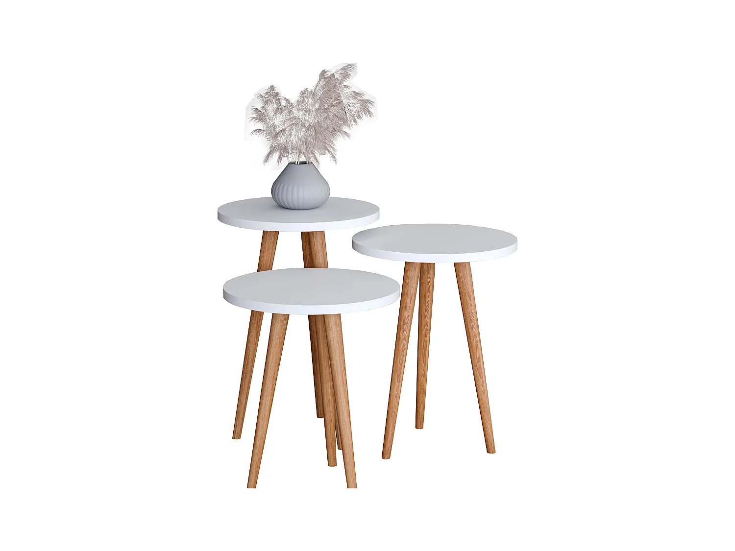 Holz Sofatisch Couchtisch Beistelltisch Barilo