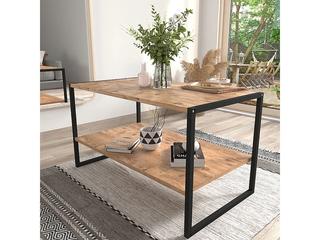 Industrie Styl Sofatisch Couchtisch Insasi L