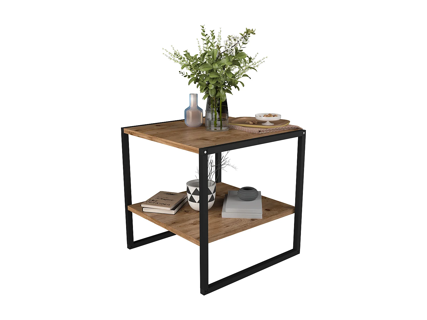 Side table & coffee table Insasi Honey oak H. 50 x W. 50 x D. 50 cm