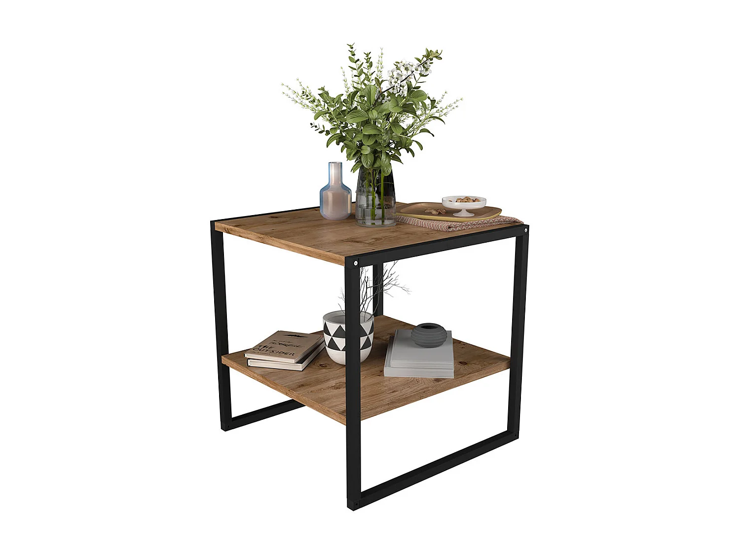 Side table & coffee table Insasi Honey oak H. 50 x W. 50 x D. 50 cm