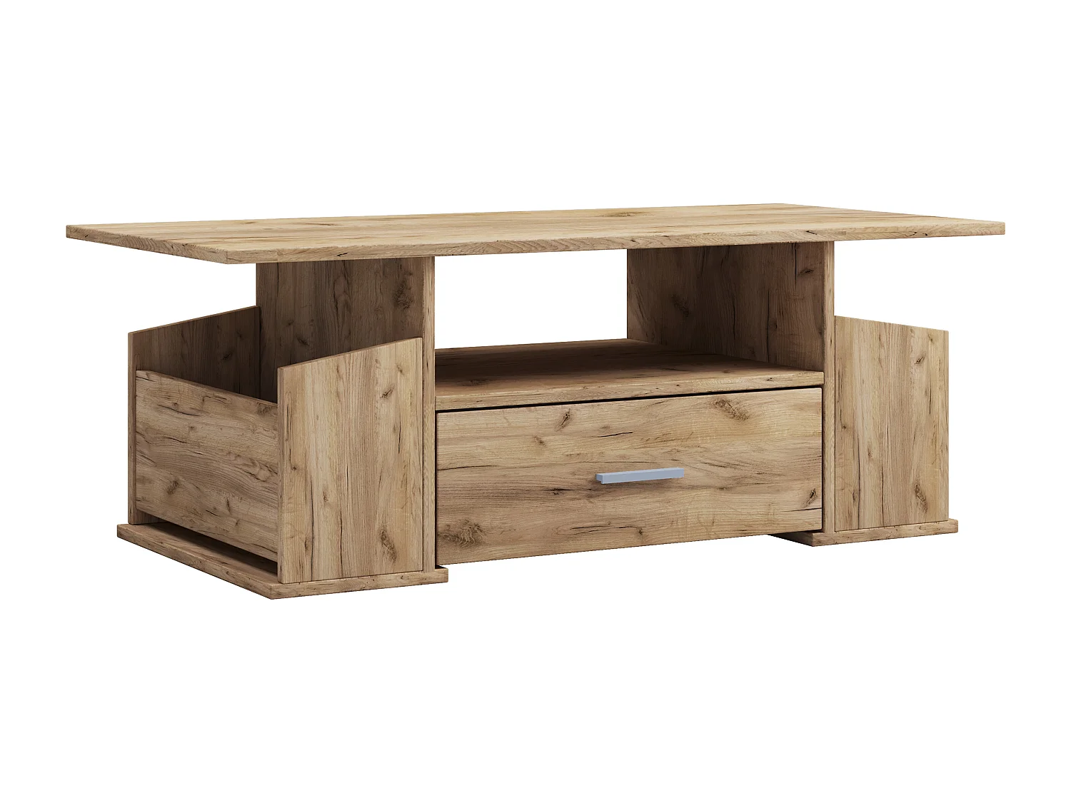 Holz Sofatisch Couchtisch Schublade Junata