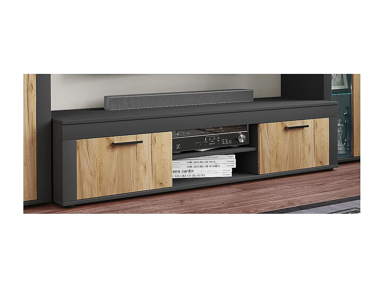 Drewno TV Lowboard Meble Fernseh Usilo XL