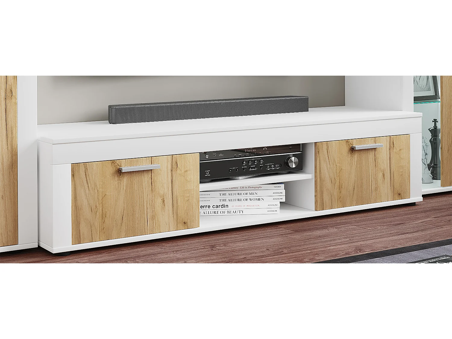 Mobili in legno TV Lowboard Fernseh Usilo XL