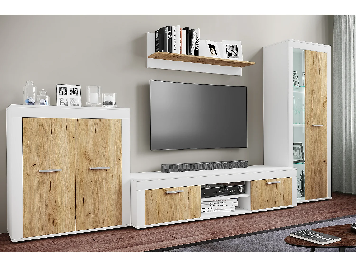 Mobili in legno TV Lowboard Fernseh Usilo XL