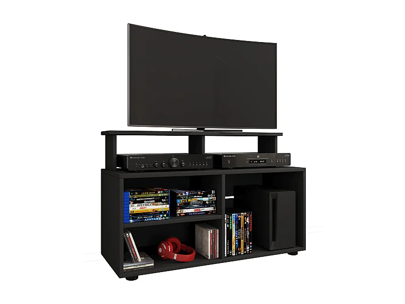 TV Furniture Balansia Black H. 59 x W. 90 x D. 36 cm