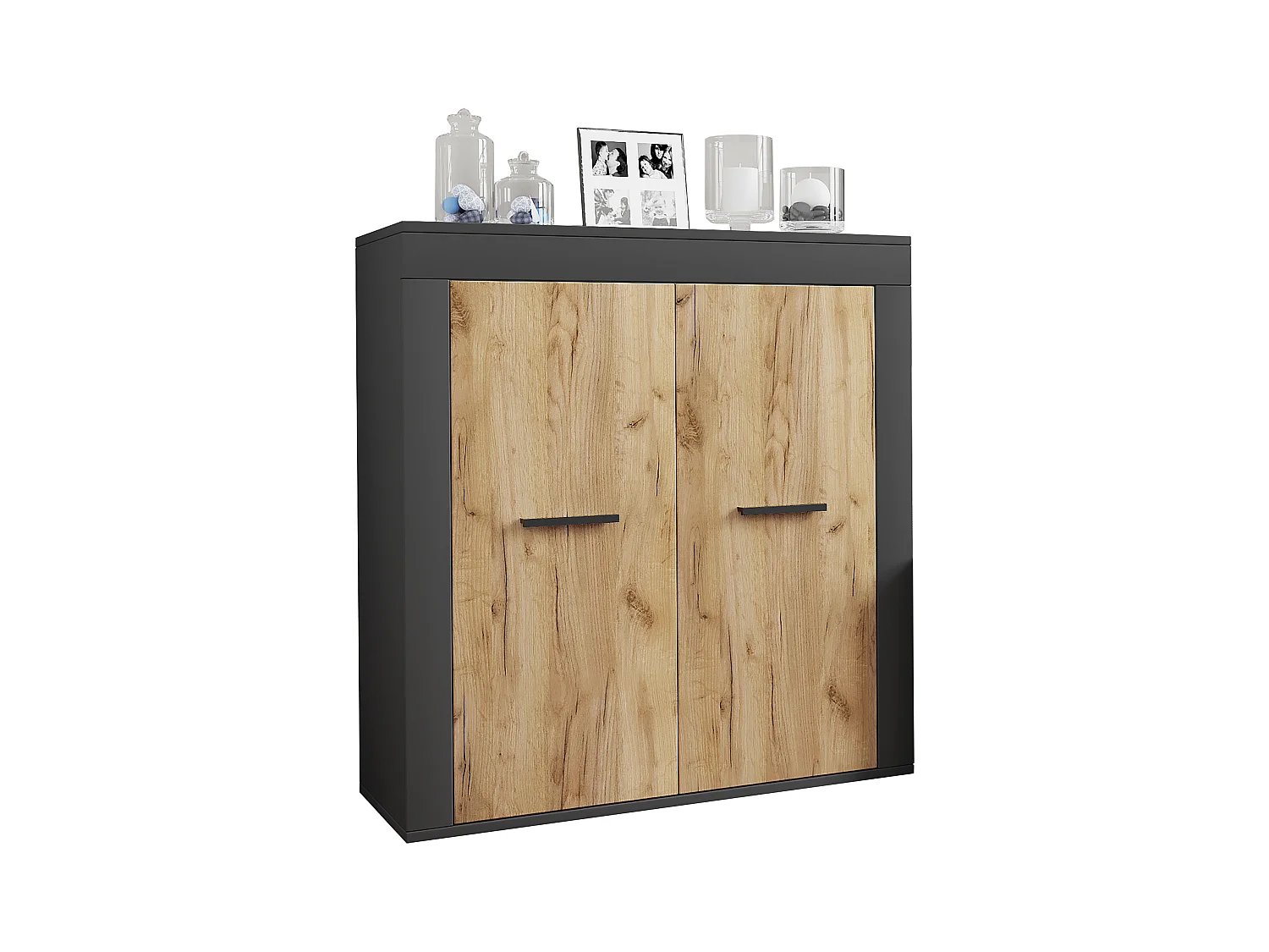 4 tlg Schrankwand Möbel Set Wohnwand Usilo XL