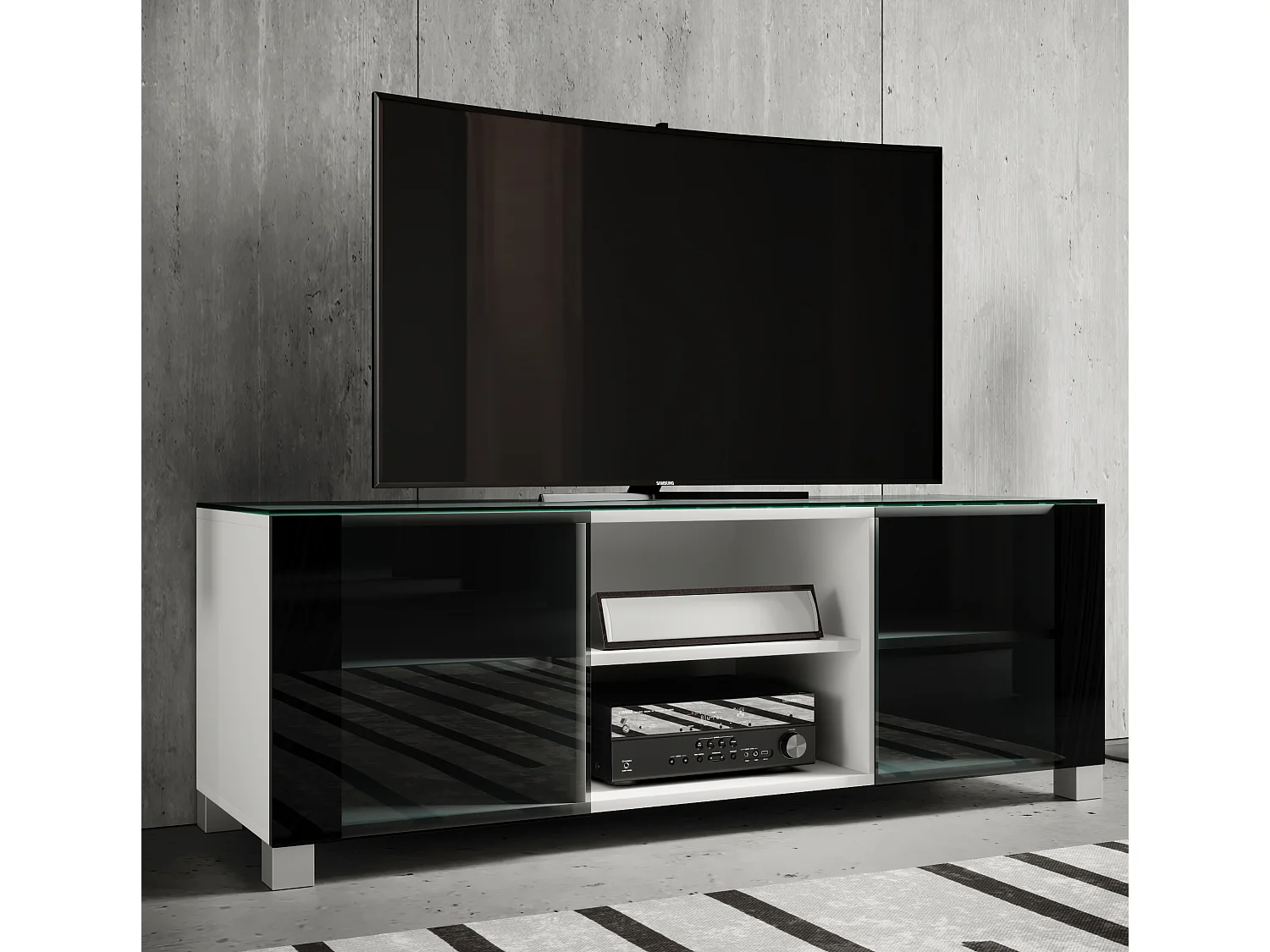 TV Lowboard TV Kast Rollen Luxala