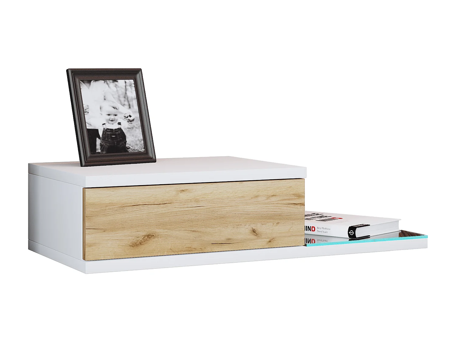 Design Wandschublade Nachttisch Regal Konsila L