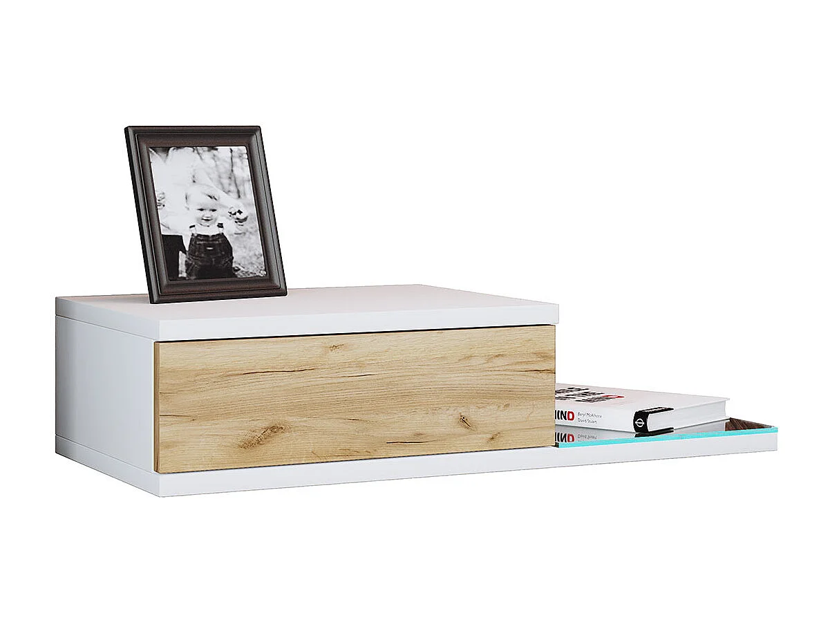 Design Wandschublade Nachttisch Regal Konsila L