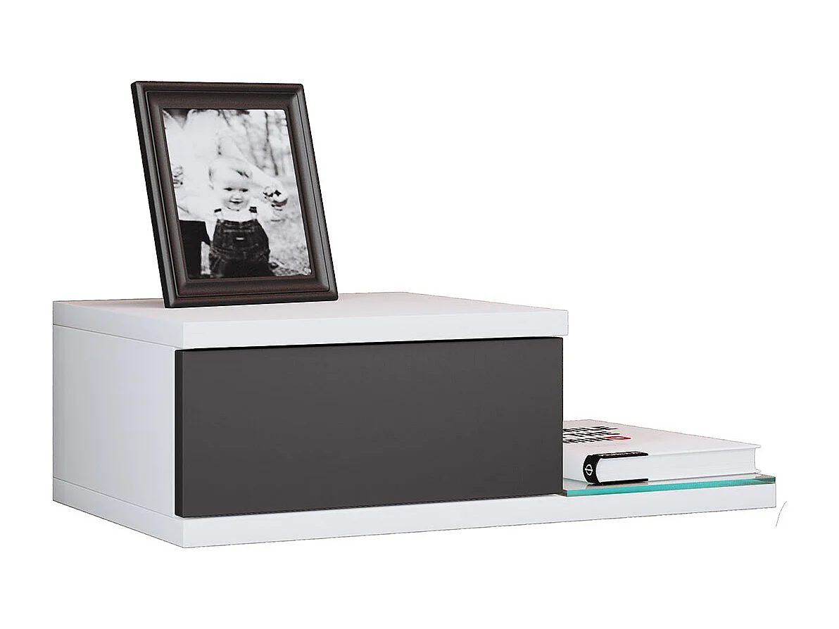 Design Wandschublade Nachttisch Regal Konsila M