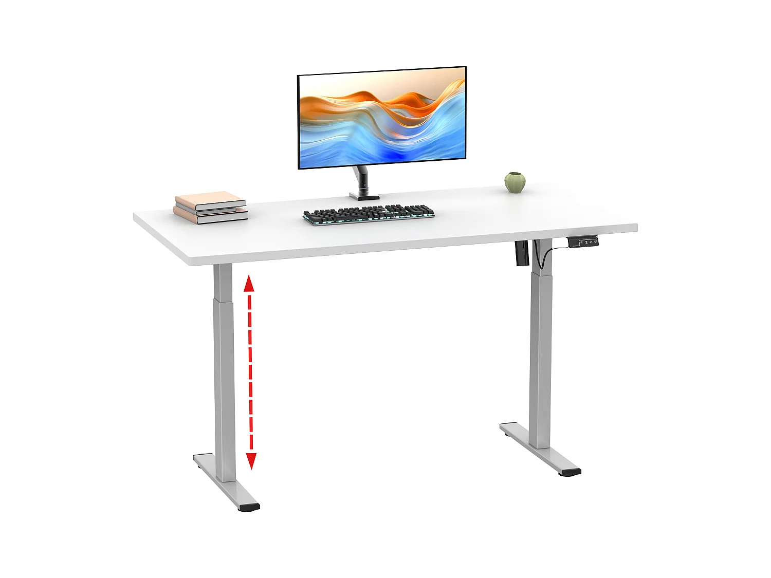 Bureau in hoogte verstelbaar Lona 110x50