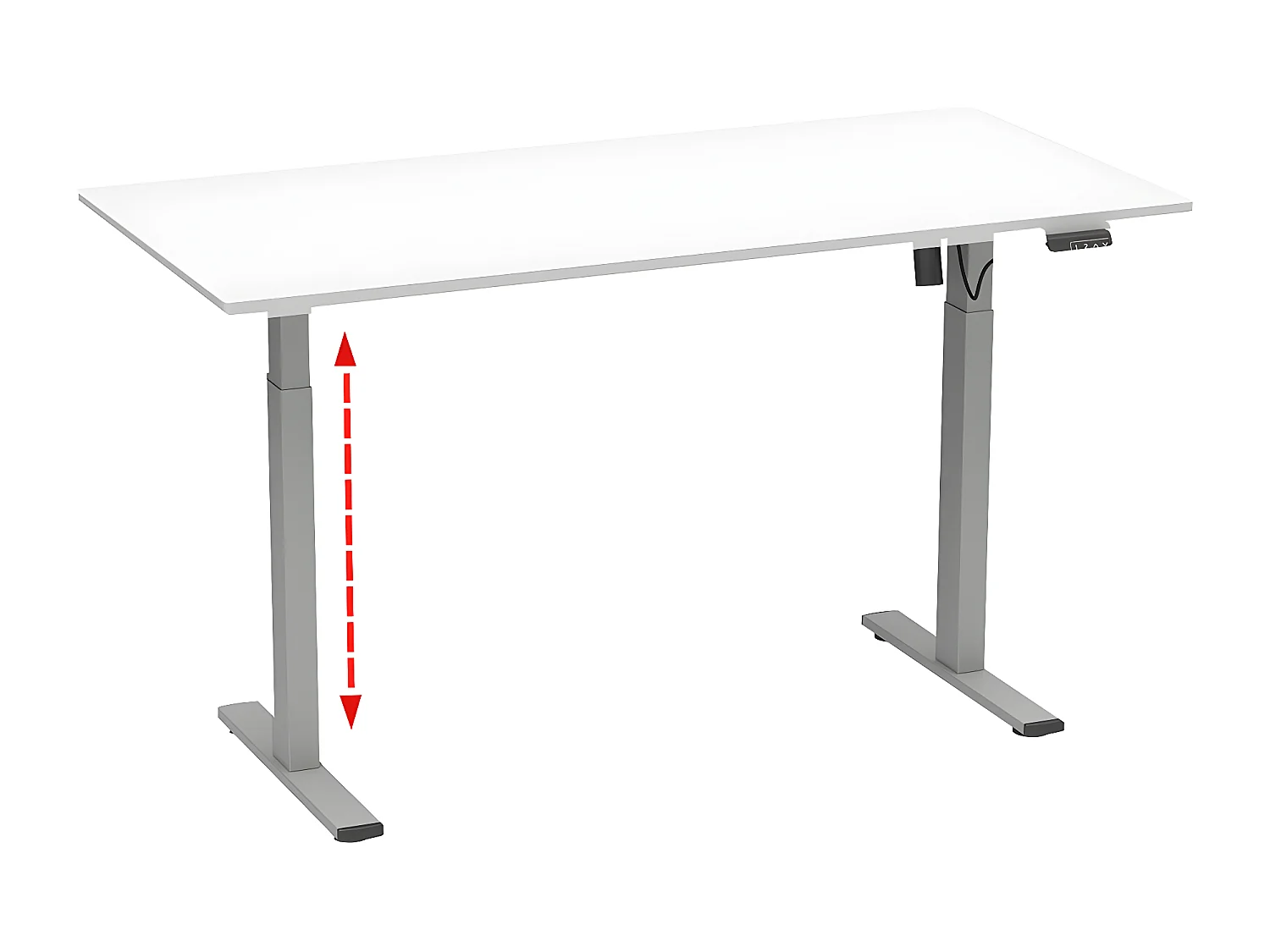 Regulowane biurko Lona 140x80 si