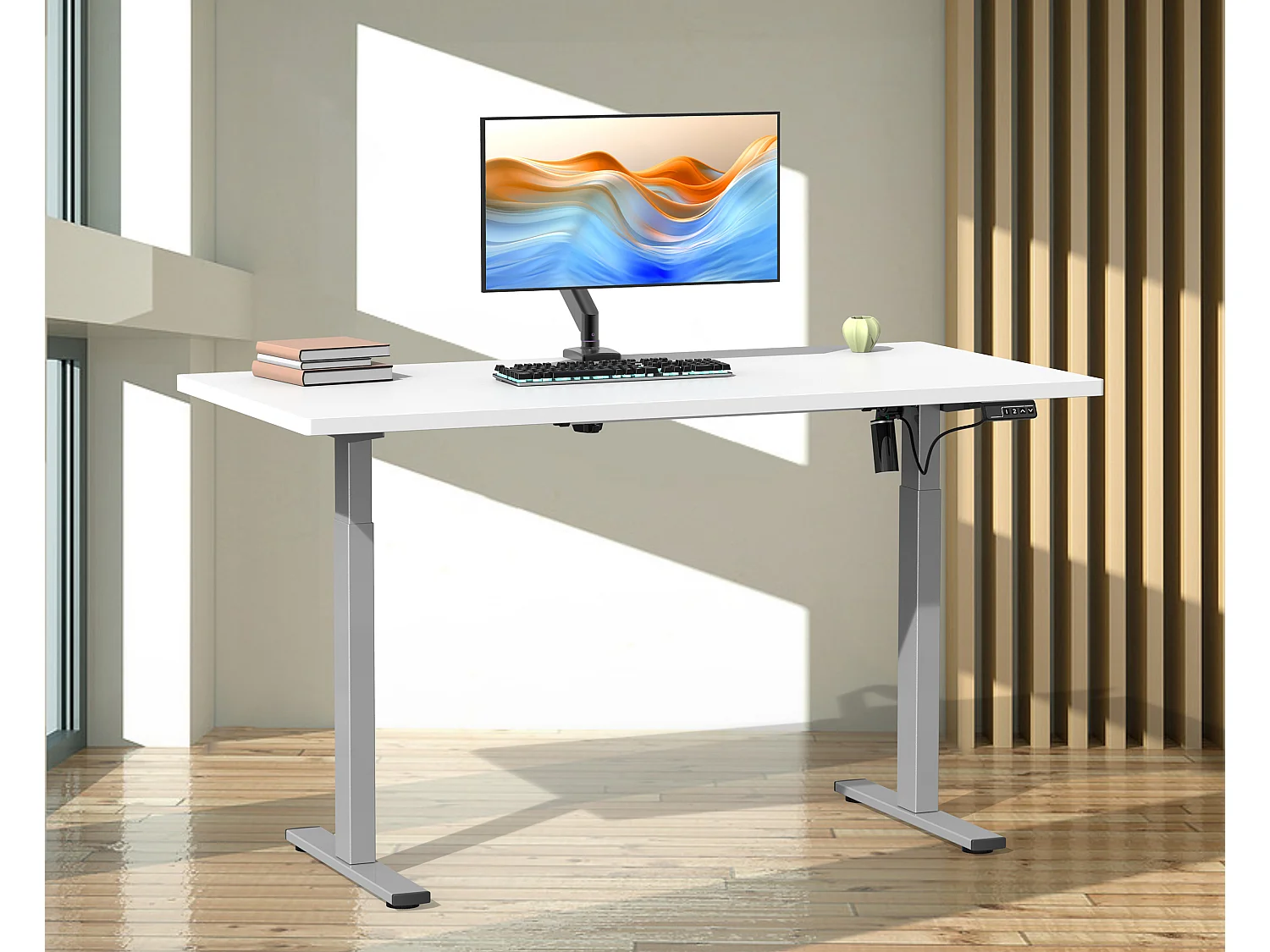 Bureau réglable Lona 140x80 si