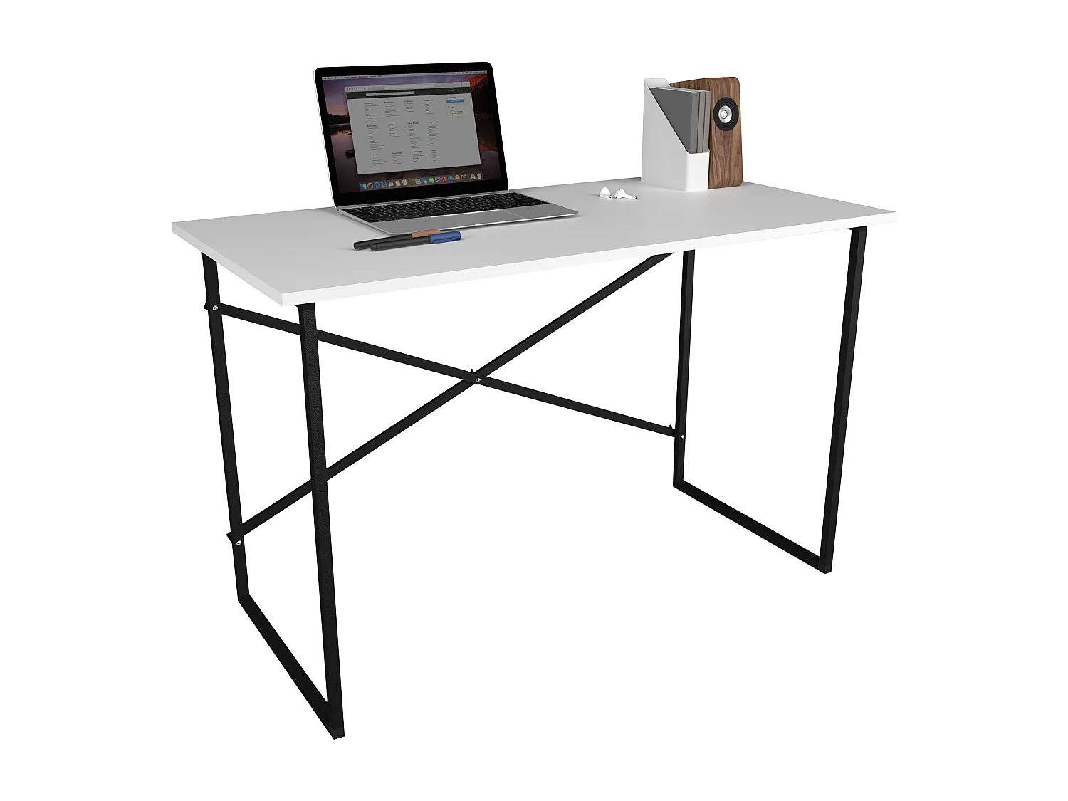 Desk Insasi White H. 75 x W. 90 x D. 50 cm