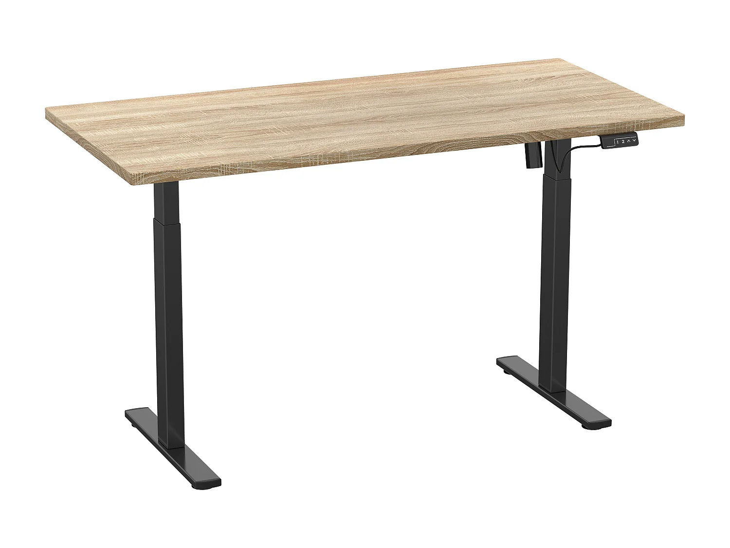 Schreibtisch Bürotisch höhenverstellbar Lona 110x50