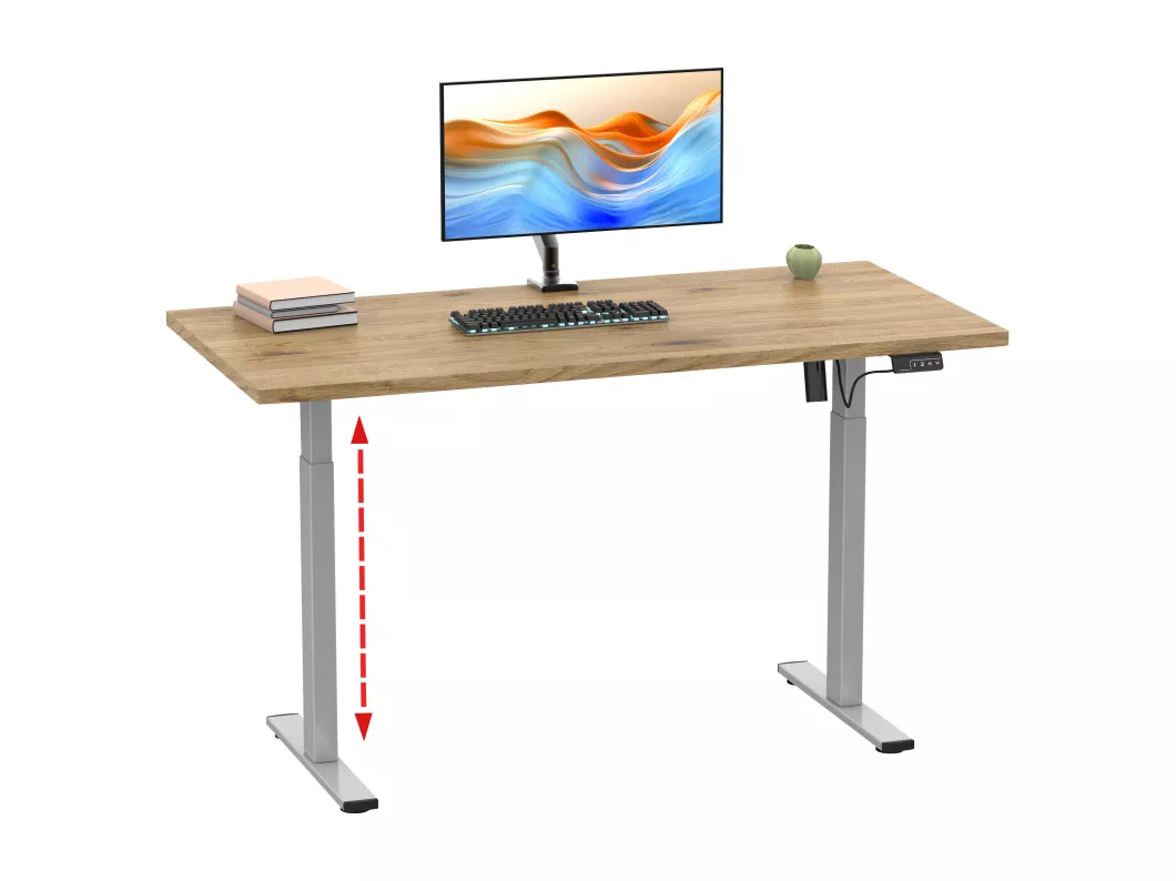 Kauf Unique Schreibtisch verstellbar Lona 140x50 si