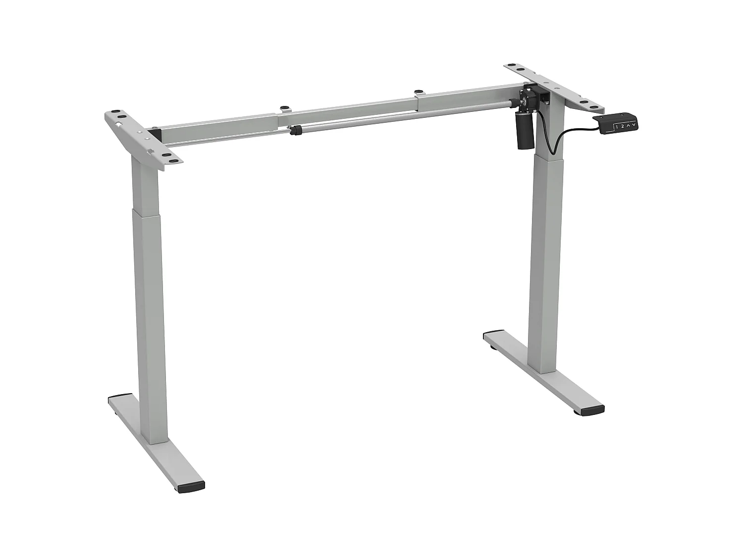 Desk Lona Black H. 71-120 x W. 92-130 x D. 48 cm