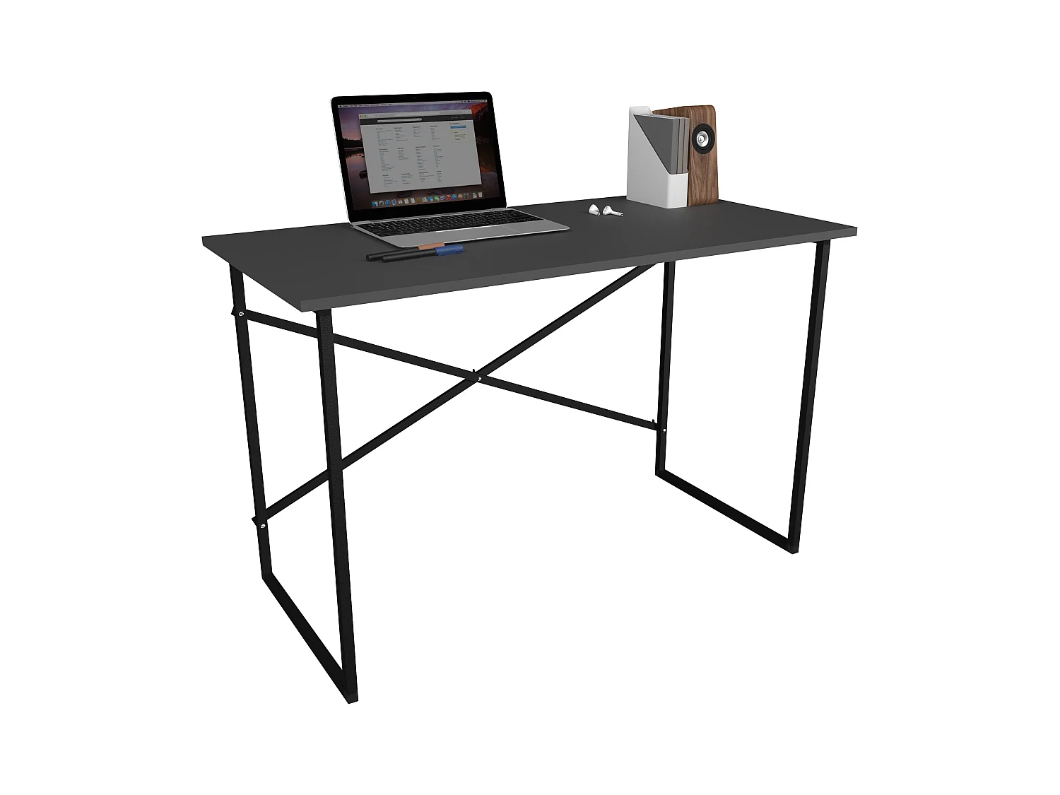 Desk Insasi Anthracite H. 75 x W. 90 x D. 50 cm