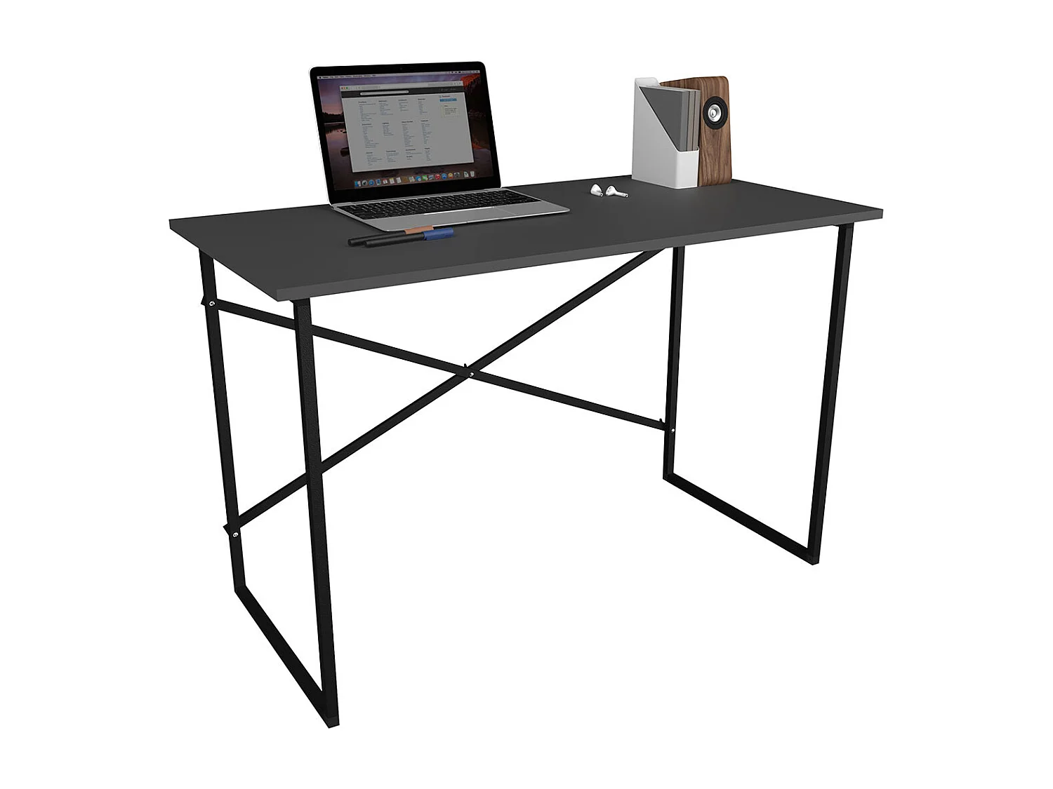 Desk Insasi Anthracite H. 75 x W. 90 x D. 50 cm