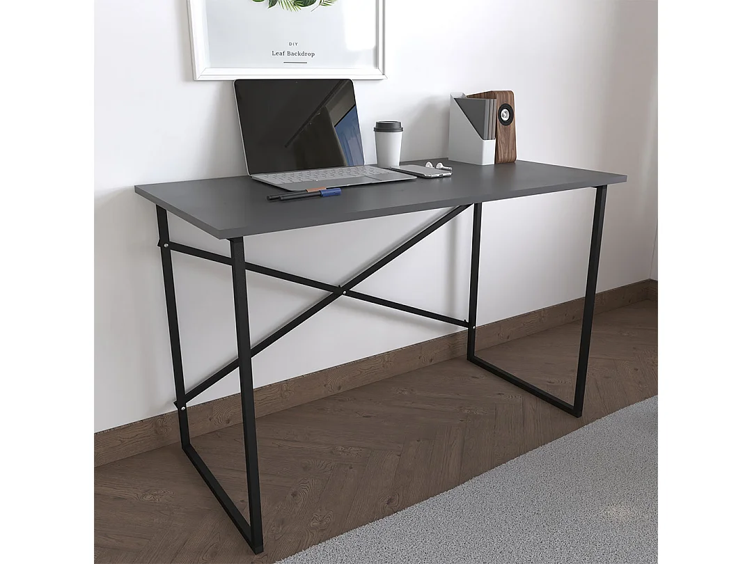 Desk Insasi Anthracite H. 75 x W. 90 x D. 50 cm