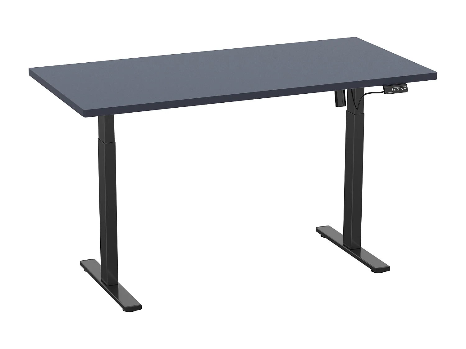 Desk Lona Black / Anthracite H. 71-120 x W. 140 x D. 80 cm