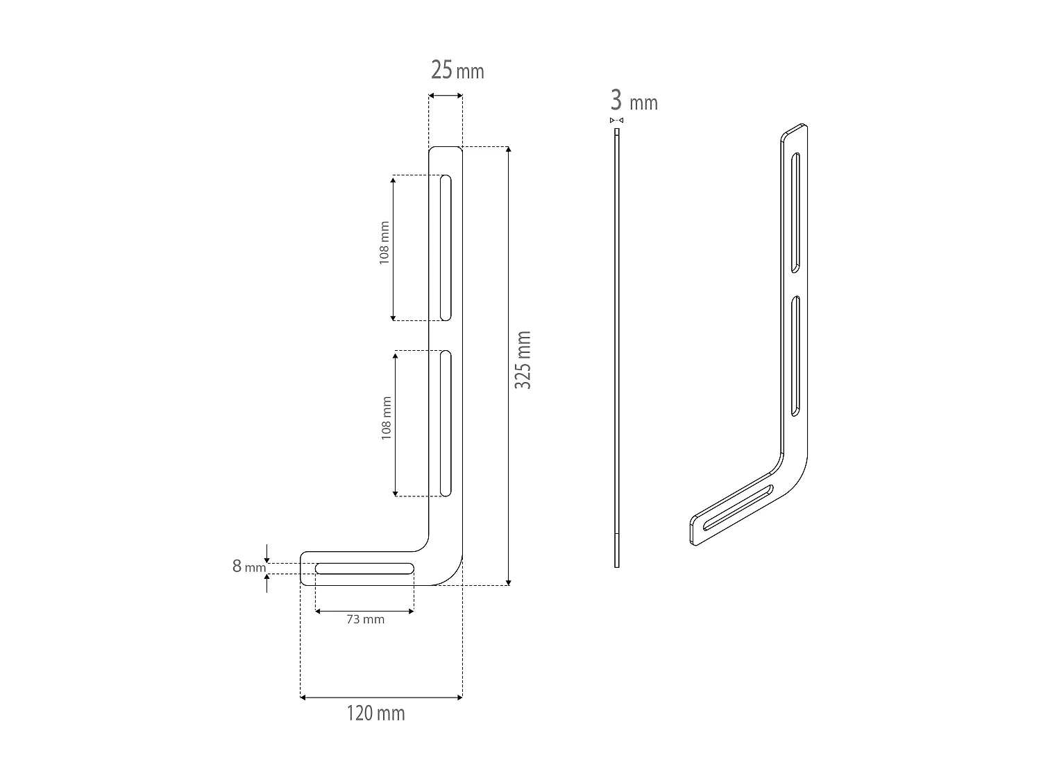 Universal Soundbarhalterung Sounbar Halter SB300