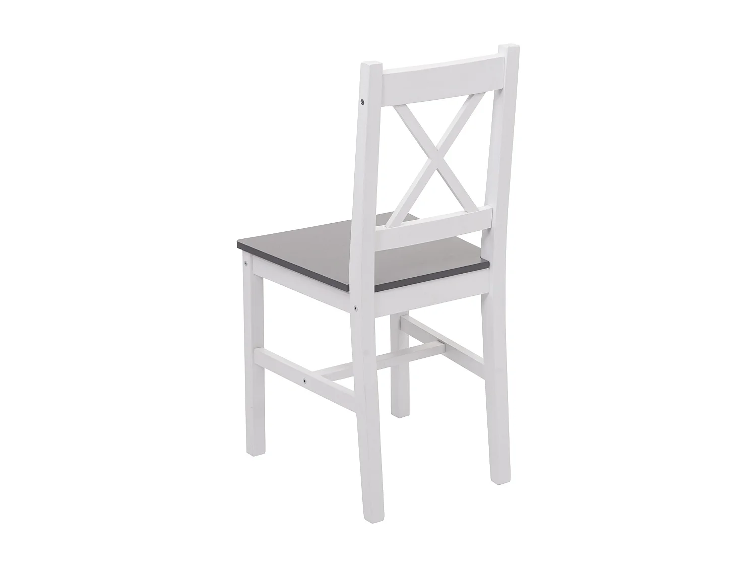 Eetkamer set MCW-F77 (5-delig),  wit-grijs