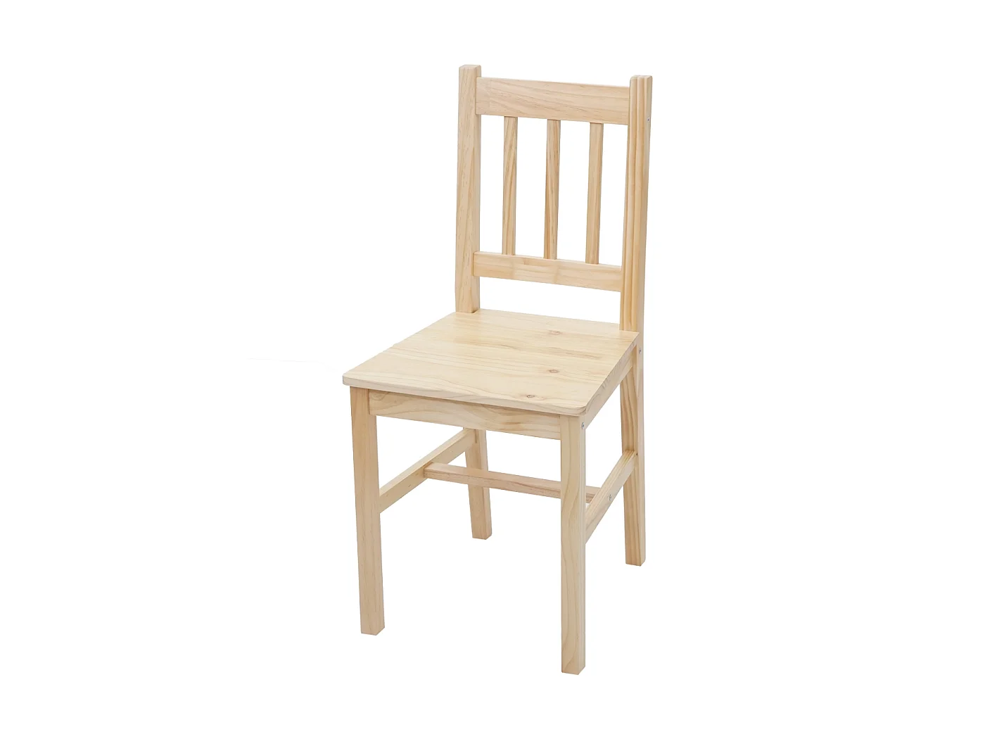 Ensemble de salle à manger MCW-F77 (5 pièces),  bois de pin finition lasure