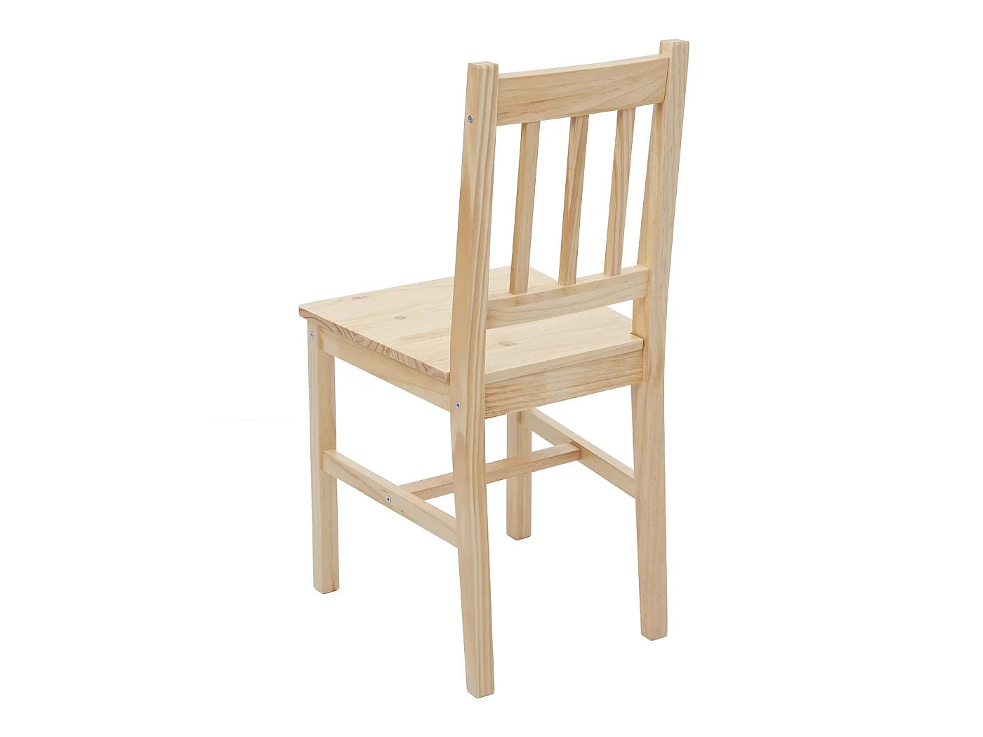 Ensemble de salle à manger MCW-F77 (5 pièces),  bois de pin finition lasure