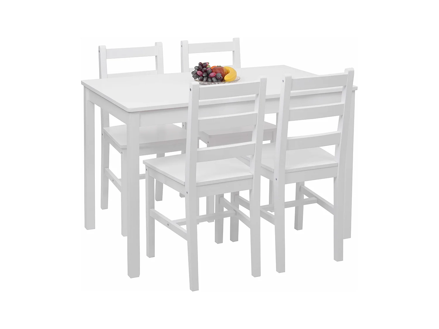 Ensemble de salle à manger MCW-F77 (5 pièces),  blanc