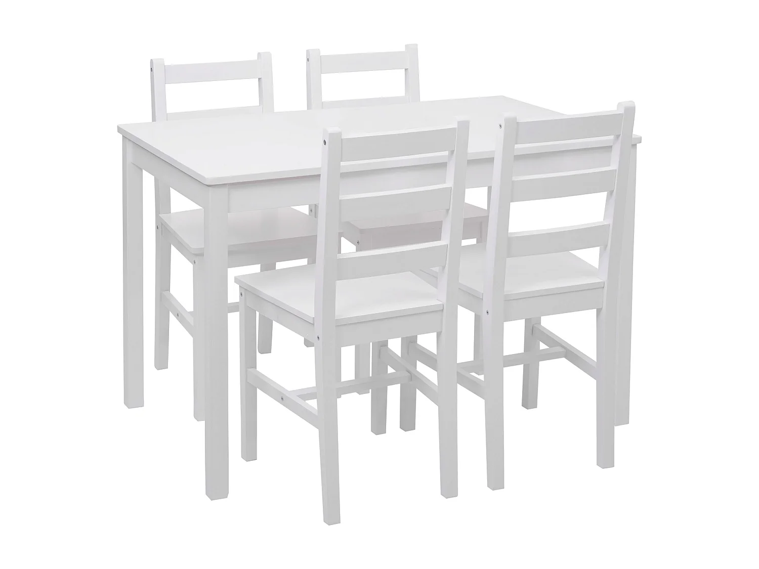 Ensemble de salle à manger MCW-F77 (5 pièces),  blanc