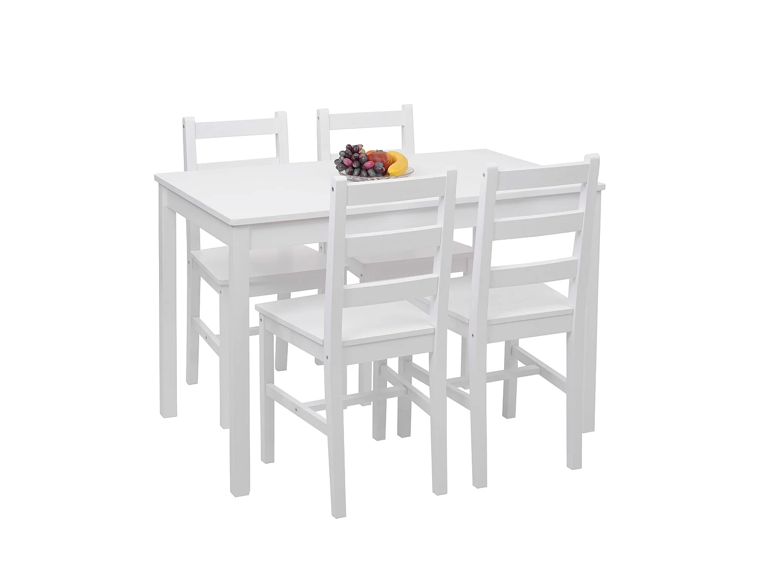 Ensemble de salle à manger MCW-F77 (5 pièces),  blanc