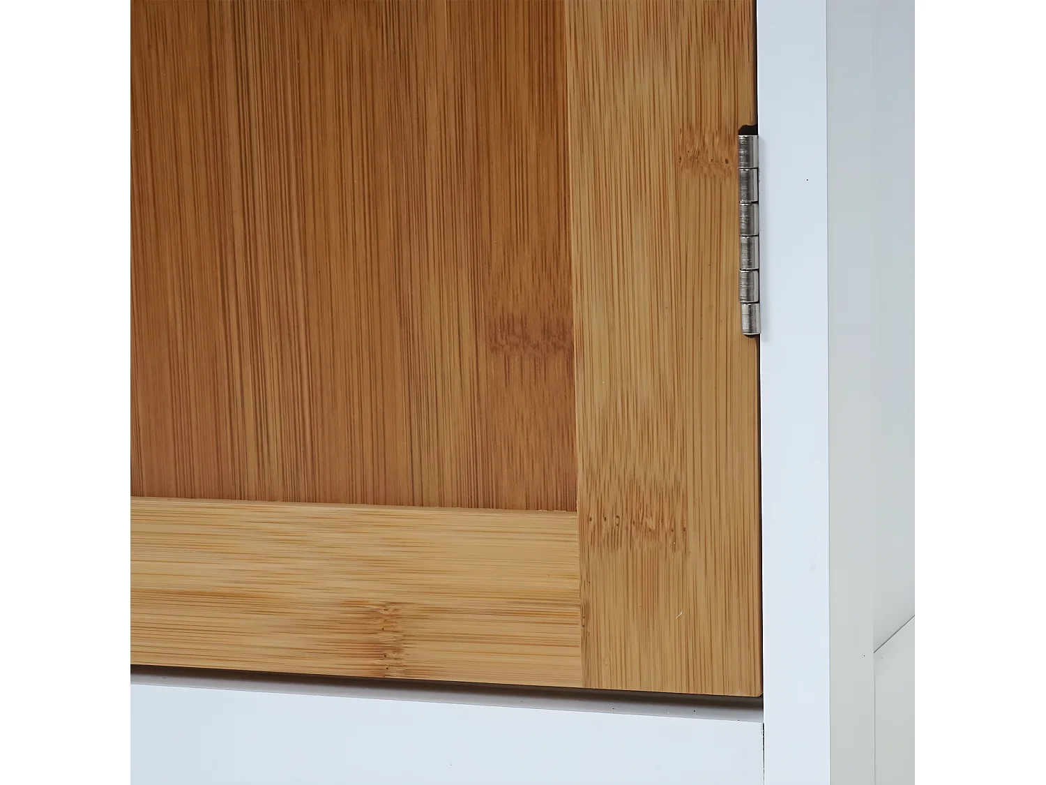 Commode MCW-A85 Armoire de salle de bain en bambou