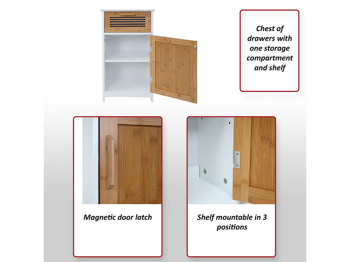 MCW-A85 bathroom cabinet