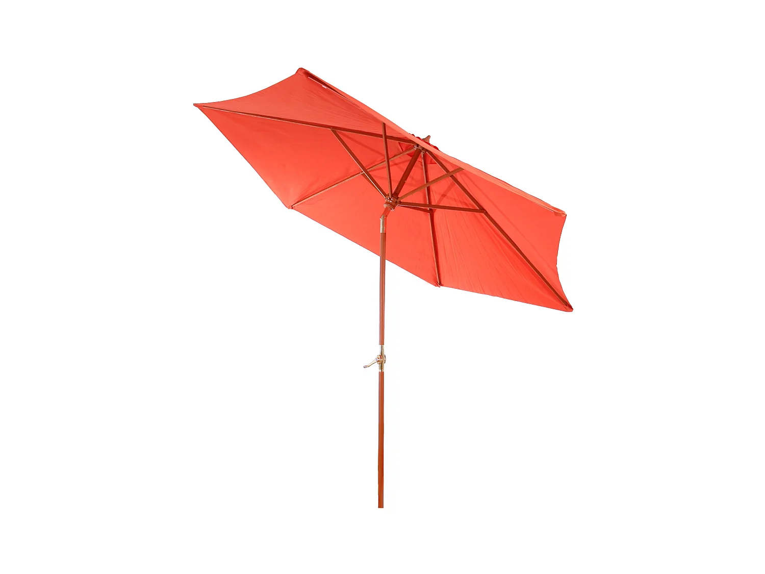 Parasol Lisbonne Ø 3m inclinable,  terre cuite