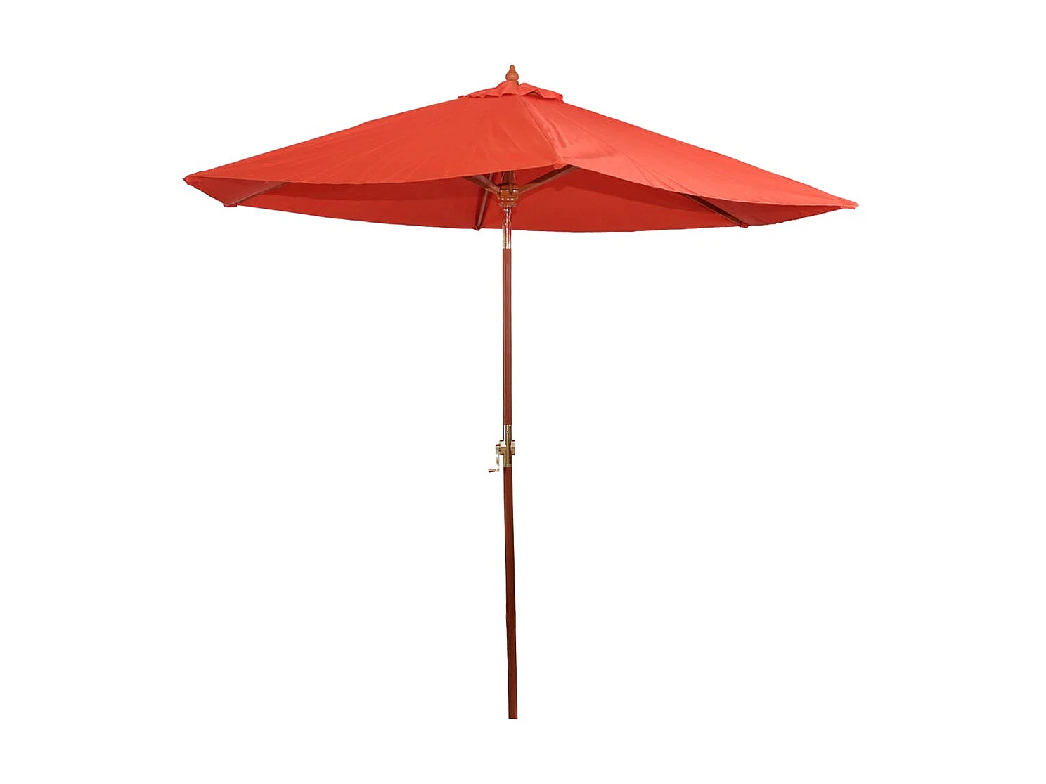 Parasol Lisbonne Ø 3m inclinable,  terre cuite